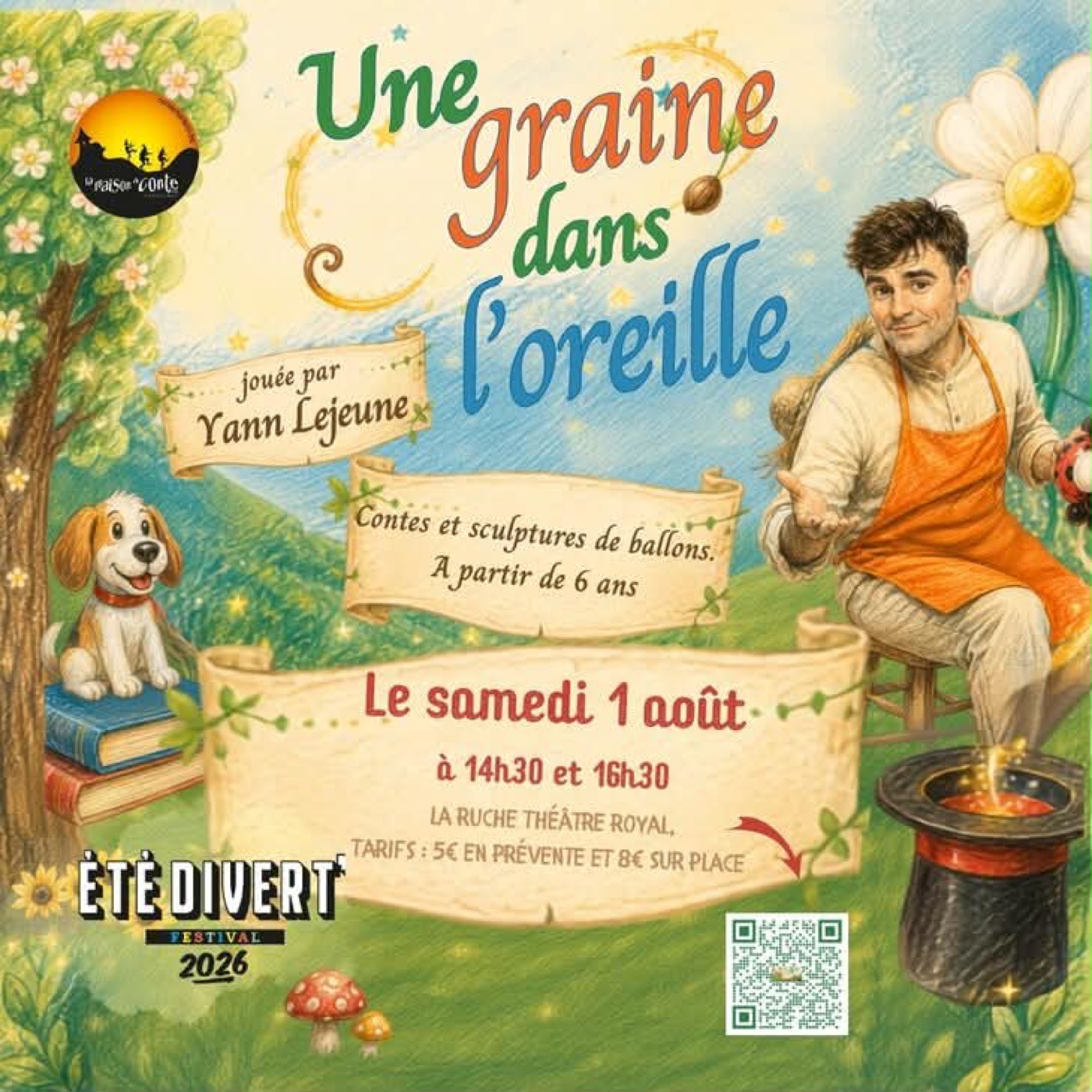 Affiche — Une graine dans l'oreille